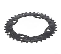 Plateau de pédalier 26T 28T 36T 38T pour VTT, design léger et étroit, en acier/alliage d'aluminium, compatible avec pédalier 64/104BCD (36T (104BCD))