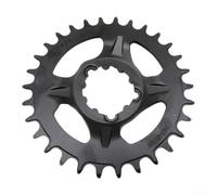 Plateau de pédalier 30T pour VTT GXP Direct Mount Fit 30T MTB | Les dents étroites et larges empêchent la chute de la chaîne, changement de vitesse fluide, compatible 10 à 12 vitesses