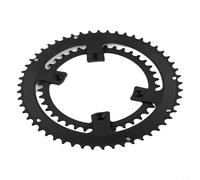 Plateau de pédalier 50/34T 110BCD AL7075 pour vélo de route 105 R7000 R8000 R9100 Noir (53-39t)