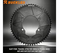Plateau de pédalier BUCKLOS pour vélo de route Tiagra 4700/105 5800/Ultegra 6800 110BCD, couronne de pédalier pour vélo de route SHIMANO 110 BCD 50T