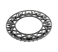 Plateau de pédalier de VTT avec protection de chaîne en alliage d'aluminium pour 104BCD 34T 36T 38T pour une meilleure stabilité et sécurité de la chaîne sur VTT (38T)