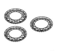 Plateau de pédalier pour VTT 104BCD avec protection de chaîne en alliage d'aluminium léger 34T 36T 38T pour changement de vitesse efficace (34T)