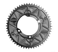 Plateau de pédalier simple pour pédalier BCD110 mm à 4 boulons, design à dents larges et étroites, décalage de 3 mm, alliage d'aluminium usiné CNC, compatible avec Shi (56T)