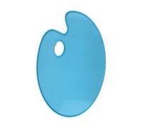 Plateau de peinture en silicone, palette faite à la main, époxy, ovale, anti-adhésive, peinture à l'huile, planche à dessin, moule en résine, moules ovales en silicone