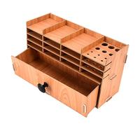 Plateau de peinture en strass, grilles multicouches en bois, organisateur de tri de perles, boîte de rangement en strass pour bricolage, artisanat, Nail Art, point de croix