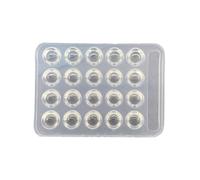 Plateau de peinture pliable en silicone multi-compartiments pour artistes professionnels et techniciens des ongles - Palette portable pour nail art