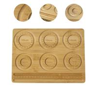 Plateau de perles en bois | Bijoux en bois pour bracelets, colliers, conception de perles | Plateau de rangement créatif pour débutants et professionnels pour concevoir des bijoux de bricolage