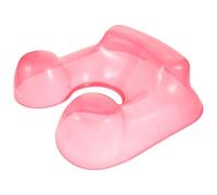 Plateau de Permanente Rose en Plastique pour Salon de Coiffure | Bac de Lavage de Cheveux, Support pour Nuque, Réutilisable, Protège les Vêtements Pendant la Coloration