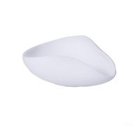Plateau de pesée en silicone pour grains de café avec prise en main confortable et base stable (blanc)