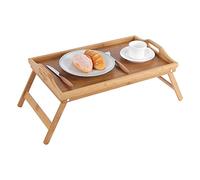 Plateau de petit-déjeuner en bambou Greensen, plateau de lit avec pieds pliants, plateau de service avec poignées, table d'appoint pour ordinateur portable, plateau de lit pour le petit-déjeuner, dîne