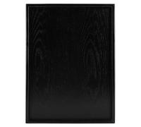 Plateau De Petit-Déjeuner en Bois Plateau De Service Fait à La Main Plateau en Bois Noir Rectangle Plateau De Service Grand Thé Café Laque(35 * 24cm)