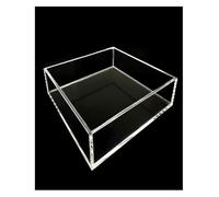Plateau de Photographie créatif Plateau de Photographie en Acrylique, vitrine Transparente for réservoir d'eau Peu Profond, Accessoires de Tournage publicitaires for cosmétiques(20x15x10cm)