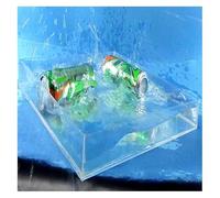 Plateau de Photographie créatif Plateau de Rangement Transparent for Accessoires Photo Suspendus, épaisseur 4,5 mm, présentoir for Photographie(20x20x5.5cm/7.8x7.8x2.1'')