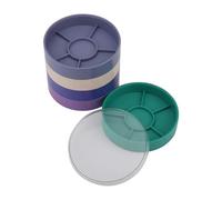 Plateau de pièces de montre, boîte de pièces de montre,Boîte de rangement de vis de montre portable - Boîte de rangement cylindrique de pièces de montre, boîte de rangement d'outils de réparation de m