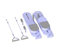 Plateau de Pilates Reformer,Planche de Pilates de Type Divisé | Équipement de Fitness pour Abdominaux, Gainage, Équilibre, Sports, Postnatal et Séniors