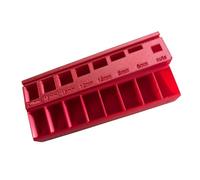 Plateau de planification de vis en polyéthylène avec compartiment de précision pour une catégorisation efficace des outils, séparateur de vis anti-mélange