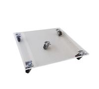 Plateau de plantes mobile avec roulette - Bac à fleurs - Support d'eau - Pot d'intérieur pour support mobile - Soucoupe à roulettes
