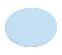 Plateau de platine vinyle en acrylique pour une performance audiophile, tapis de platine avec contrôle statique et clarté améliorés, de bonne