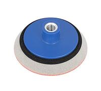 Plateau de polissage Ø 115 mm - Plateau de poncage doux pour Meuleuse d'angle avec Filetage M14 pour disques abrasifs auto-agrippant