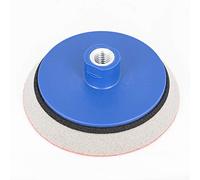 Plateau de polissage Ø 125 mm - Plateau de poncage doux pour Meuleuse d'angle avec Filetage M14 pour disques abrasifs auto-agrippant