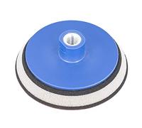 Plateau de polissage Ø 125 mm - Plateau de poncage doux pour Meuleuse d'angle avec Filetage M14 pour disques abrasifs auto-agrippant
