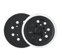 Plateau de Ponçage 125 mm 2 Pièces Strehknewen | 8 Trous & Fixation Hook & Loop | Compatible Bosch PEX 300/400/4000 AE, AdvancedOrbit 18 et Ponceuses Skil | Tampon PU Anti-Vibration Durable