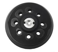 Plateau de ponçage 125 mm 5 pouces de rechange avec 8 trous en plastique et PU pour ponceuse excentrique SXE 325 Intec 425 Noir