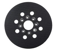 Plateau de ponçage 125 mm compatible avec Bosch GEX 125-1 AE, PEX 220 A/AE, Skil 7402/7490 - Disque à poncer 8 trous avec fixation velcro et aspiration, jusqu’à 14 000 tr/min