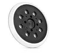 Plateau de Ponçage 125 mm, Plateau Ponceuse avec Crochet et Boucle 8 Trous Compatible avec Bosch PEX 300 AE et PEX 400 AE, pour Plateaux de Ponçage Ponceuse Excentrique