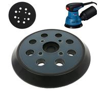 Plateau de Ponçage 125 mm pour Ponceuse Excentrique Bosch,Qualité Supérieure, Dureté Moyenne, Accessoires Inclus,Compatible avec PEX 300/400 AE / 4000 AE/Advanced Orbit 18