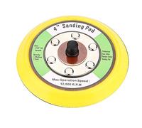 Plateau de Ponçage 125mm, Support avec Filetage M8, Tampon de Polissage Résistant - Fixation Universelle, Compatible Ponceuse Pneumatique et Électrique, Usage Polyvalent (4 pouces (ID 102 mm,