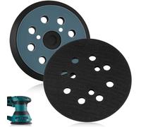 Plateau de PonçAge 8 Trous, Joyecho 125 MM/5 Inch Plateau Ponceuse Excentrique Adapté à Makita Bo5021 Bo5031 Bo5041 M9204 Bo5021 Bbo180 Dbo180 Mt924,Patin de Remplacement à Boucle et Crochet- 1PC