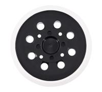 Plateau de ponçage Bosch 125 mm pour Pex 400 AE et Pex 300 AE, plaque de ponçage avec crochet et boucle, 8 trous