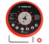 Plateau de Ponçage，Plateau Ponceus Multihole 150mm 72 trous pièce de rechange Compatible avec Bosch RSM6045，GEX 34-150, GEX 40-150 GET 75-150 OE 2608900007 Ponceuse Excentrique avec Clé Par