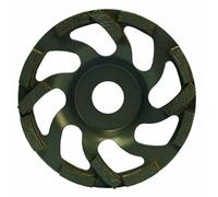 Plateau de ponçage spécial béton/époxy - DIAM INDUSTRIES - PNZ Diamètre Ø 150 mm - Alésage : Ø 22,23 mm • Dimensions segment : 25 x 7,2 x 5,5 mm • À sec