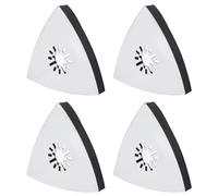 Plateau de ponçage triangulaire, plaque de ponçage pour outils multifonctions, ponceuse delta, plateau de ponçage professionnel, accessoire de plaque de ponçage Starlock pour bois, métal, plâtre, 80