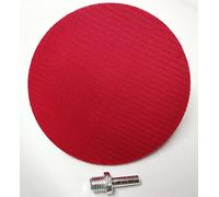 Plateau de ponçage velcro Ø 125 mm + mandrin M14 pour meuleuse d'angle et perceuse, 125mm