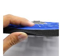 Plateau de ponçage velcro 225 mm Filetage M14 Ponceuse à sec Ponceuse à col long et de plafond pour Lidl Parkside PWDS 920 A1 (mousse - souple)