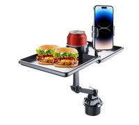 Plateau de porte-gobelet avec support de téléphone, bac Expander de porte-tasse pour voiture | Bac d'adaptateur d'expandeur de porte-gobelet | Démontage rapide et installation Solution de travailleurs