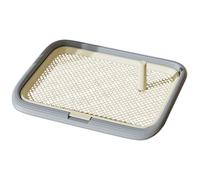 Plateau de Pot pour Chien, bac à litière en Maille antidérapante 18x13x2, Support Amovible pour Tapis de Pipi d'entraînement Pot Chiot d'intérieur pour Animaux Petite et Moyenne Taille