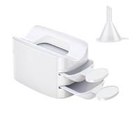 Plateau de poudre de trempage, récipient de trempage des ongles - Plateau de recyclage de poudre de portable - Boîte de rangement pour outils à ongles, décorations de strass, gemmes, recyclag