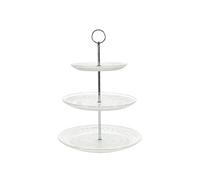 Home Deco Factory – Plateau à gâteaux 3 niveaux en verre transparent