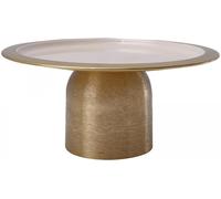 Plateau de présentation fait à la main ARA 29x29x14 or et poudre rose