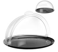 Plateau de présentation rond pour buffet avec couvercle à enroulement, diamètre 215 mm - Hendi 203552