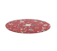 Home Deco Factory Plateau tournant Noël festif Blanc et rouge Ø 28 cm