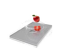 Plateau de Prise de Vue en Acrylique Transparent, Hauteur 5/10 cm, vitrine, réservoir d'eau Peu Profond, boîte de Rangement Portable for Aliments et cosmétiques(15x10x10cm)