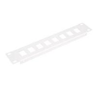 Equip Panneau de brassage 10" 1U – Montage Keystone – Gris