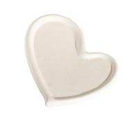 Plateau de rangement à bijoux en céramique robuste et tendance en forme de cœur polyvalent pour cosmétiques et accessoires
