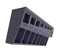 Plateau De Rangement À Vis Cohérent Avec Ouvertures Marquage Et Compartiments Stratégiques Résistants Boîte Planification Matériel Empilable