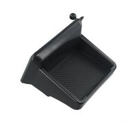 Plateau de rangement arrière pour écran Explorer 2020-2024 | Organiseur d'écran de navigation pour console centrale en ABS avec couche de rangement supplémentaire | Noir